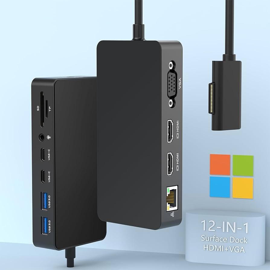 Amazon.com: New Microsoft Surface Dock Triple Display with Power